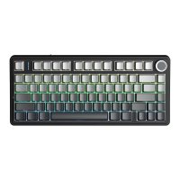 AULA F75 Pro 75% Mechanisch Gaming Toetsenbord, Tri Mode Draadloos Bluetooth/2,4 G/Bedraad, Gasket Gemonteerd Hot Swappable Toetsenbord met Star Vector Switch, RGB Achtergrondverlichting, US Lay out
