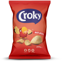 Croky Naturel Aardappelchips   200 g