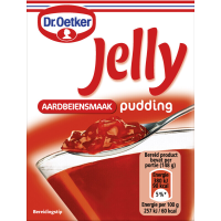 Dr. Oetker geleipudding aardbei   94 g