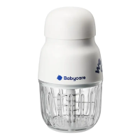 BC Babycare Mini keukenmachine, 300 ml, babyvoeding blender, keukenapparaat voor eenpersoonsgebruik, compacte blender voor ontbijt
