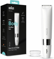 Braun Body BS1000   Minitrimmer   Elektrische ontharing   Vrouwen en mannen   Wit