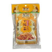 Wu Jiang Mala Zha Cai (pittige en verdovende ingelegde mosterdstengel) gedroogde radijs 60 g x 4