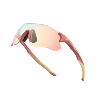 OutdoorMaster HawkSharp HD fotokromische sportzonnebril voor fietsen roze