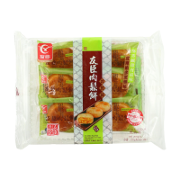 【Bekend product】 Youchen Vleesvlokkenkoekjes Lente ui smaak 208 g (Inclusief 6 pakjes)