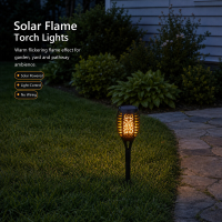 Arlgsite solarlampen op zonne energie voor buiten en tuin 4 stuks, grote fakkels op zonne energie voor buiten met 12 led flakkerend 51 cm hoog, solarlamp op zonne energie voor buiten IP65 waterdicht, fakkel op zonne energie tuinfakkels automatisch aan/uit