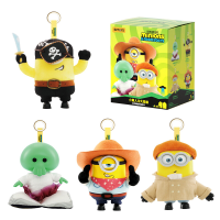 52TOYS Minions en de Grote Monsteren Serie Vinyl Pluche Sleutelhanger Blind Box Verzamelbare Trendige Figuur Cadeau Enkele Blind Box (Willekeurige Stijl)
