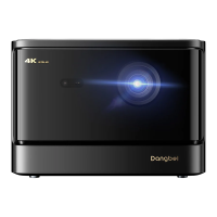 Dangbei DBOX02 Laserprojector 4K GTV, 2450 ISO Lumen, officieel gelicentieerd door Netflix, Blu ray 3D, home cinema projector met WiFi en Bluetooth, HDR10+, 200 inch beeld, 2 x 12 W DTS, Dolby Audio