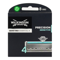 Wilkinson Sword Quattro Titanium Sensitive navulmesjes   8 stuks