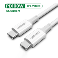 UGREEN USB 2.0 Type C M M 5 A kabel 1 m, compatibel met iPhone 17/16/15, Google Pixel 4, Samsung Galaxy S20, Huawei P30 enz.