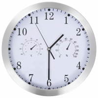 VidaXL Wandklok met kwartsmechanisme   30 cm, wit