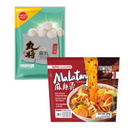 FRESHASIA Wanjiang visballetjes 200 g + Tehuade malatang 380 g