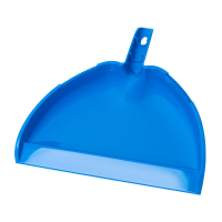 Blauwe plastic vuilnisbak van 33 cm breed, zware verzamelbak