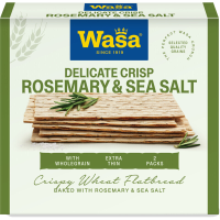 Wasa dunne crackers met rozemarijn en zout   190 g