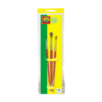 SES Creative ronde kwastenset   3 stuks, 15 cm