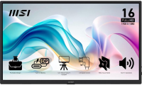 MSI PRO MP165 E6   Draagbare USB C monitor   Full HD   15,6 inch   Speakers