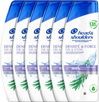 Head & Shoulders Dik & Sterk Anti Roos Shampoo   Met Rozemarijnextract   6 x 250ml