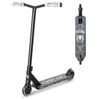 VOKUL K1 Pro Trick Scooter | Stunt Scooter, voor kinderen van 8 jaar en ouder, tieners, volwassenen   Beste instapmodel freestyle stunt scooter voor jongens, meisjes   Freestyle skatepark straat scooter (Zwart wit)