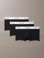 Calvin Klein 3 Pack Low Rise Trunks   Icon Cotton Stretch   Zwart 3XL