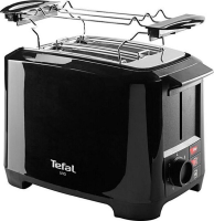 TEFAL Broodrooster Uno Collection (TT1408DE)   2 sleuven   800 W vermogen   7 bruiningsniveaus   uitneembare kruimellade   zwarte afwerking