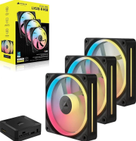 Corsair iCUE LINK LX120 R RGB computer behuizing ventilator 12 cm zwart, 3 stuks