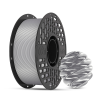 CAILAB PLA Silk 3D printer Filament, Effen kleur   Zilver