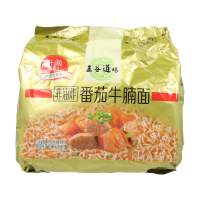 Wu Gu Dao Chang noedels met tomaat en runderborst, 5 stuks (112 g x 5)