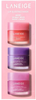 Laneige lip slaapmasker set (bes + gummibeertje + zoet snoep) 20 g * 3