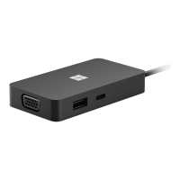 Microsoft Surface USB C reishub   zwart