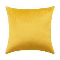 Deconovo Dutch Velvet sierkussenhoes   geel, 50 x 50 cm, 1 stuk