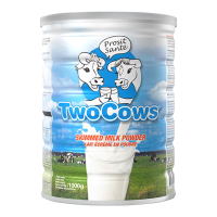 Two Cows Magere Melkpoeder 1000 g (Voor 2+ Jaar)
