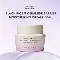 Haruharu Wonder Black Rice 5 Ceramide Barrièrecrème, Dagelijkse Huidbarrièreverzorging, Langdurige Hydratatie, Kalmerend & Voedend, Ceramide Capsules, Koreaanse Huidverzorging, 50 ml