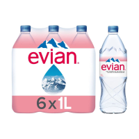 Evian Natuurlijk Mineraalwater   6 x 1 L