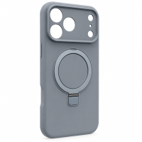 VoxorAI [Origineel Grijs] Geschikt Voor 17ProMax Telefoonhoesje Nieuw MagSafe Magnetisch Standaard Telefoonhoesje