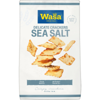 Wasa Delicate Crackers Zeezout   180 g