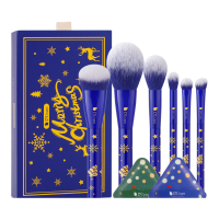DUcare 6 delige make up kwastenset   Blue Christmas