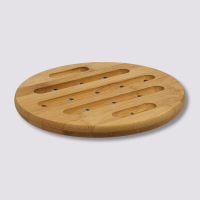 5Five Ronde bamboe tafelmat   18 cm, bruin