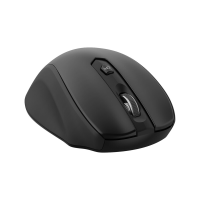 ET draadloze, draagbare optische muis met USB ontvanger, 5 verstelbare DPI niveaus, 6 knoppen, laptop, pc en MacBook   zwart   nieuw (enkelstuk)