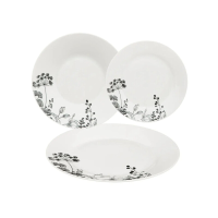 Secret de Gourmet Bloemige Servieset   Wit, 18 stuks