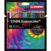 STABILO aquacolor   Aquarelpotlood   ARTY   Set van 24   Assorti kleuren