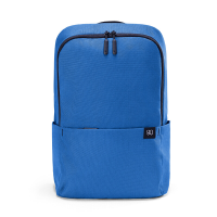 NINETYGO kleine rugzak, boekentas met twee schouderbanden, eenvoudige laptoptas, veelzijdig lichtgewicht met grote capaciteit, blauw, ultralicht 194 g, inhoud 12 l   nieuw binnen