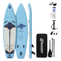 EGGORY Opblaasbaar Stand Up Paddle Board Ray Blauw 3350*840*150 mm 1st
