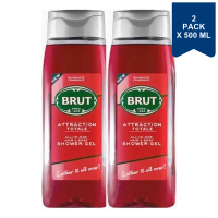 Brut Douchegel Attraction Totale 500 ml (2 Pack)