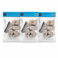 Mooijer Volendam gestreepte Mekong meerval steaks rauw met graten – 3 x 1 kg