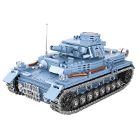 CAYI Type 4 Tankette 869 Stuks Bouwstenenset voor Hobbybouwers
