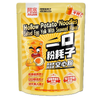 Bai Jia AKuan Eénhappige Rijstnoedels Garnalen Gezouten Eigeel Zeewiersmaak Zak 136 g