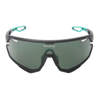 Revoray Cycluszonnebril — HD Schokbestendige PC Monobloc Lens, Lichtgewicht TR90 Brilbeugel, UV400 Bescherming, Aerodynamisch Ontwerp, Professionele Zonnebril voor Fietsers, X3 zwart