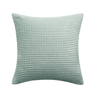 Deconovo fluwelen kussenhoes lichtgroene kleur 50*50 cm 1 st