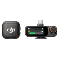 【Terug naar school】DJI Mic 3 (1 TX + 1 RX), draadloze microfoon voor iPhone/camera/Android, ultralicht, adaptieve versterkingsregeling voor gebalanceerd volume, tot 28 uur gebruikstijd, vlog