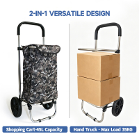 Strong bird 2026 Nieuwe Europese Bestseller | Opvouwbare boodschappenwagen van roestvrij staal, gebruiksvriendelijk voor ouderen met grote capaciteit en ergonomisch handvat, inklapbaar en extra stevig voor dagelijks winkelen en eenvoudige opslag