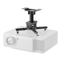 Neomounts CL25 530BL1 Beamer plafondbeugel   h 25,5 cm   Easy Install   full motion